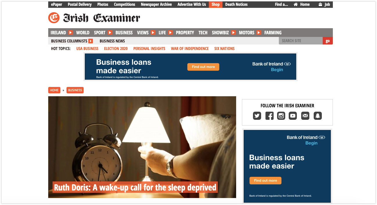 As seen on the Irish Examiner